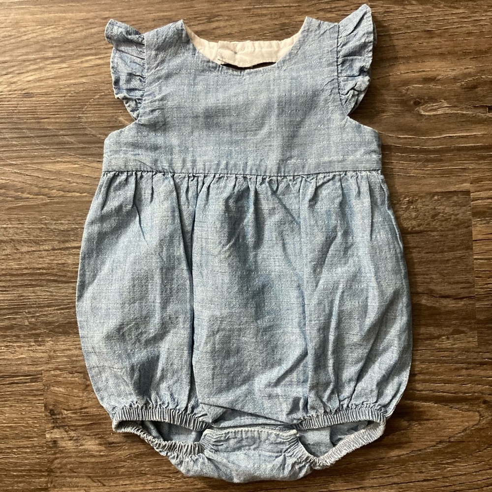 Denim Romper
